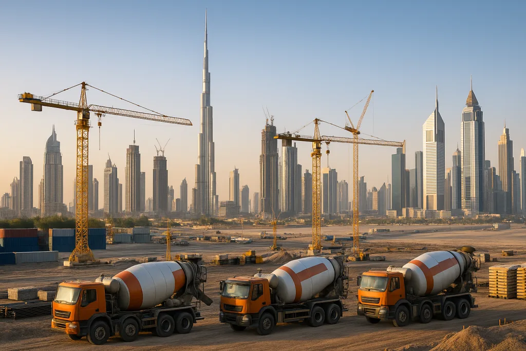 Cement export Middle East – demand growth from Dubai and Riyadh construction projects.