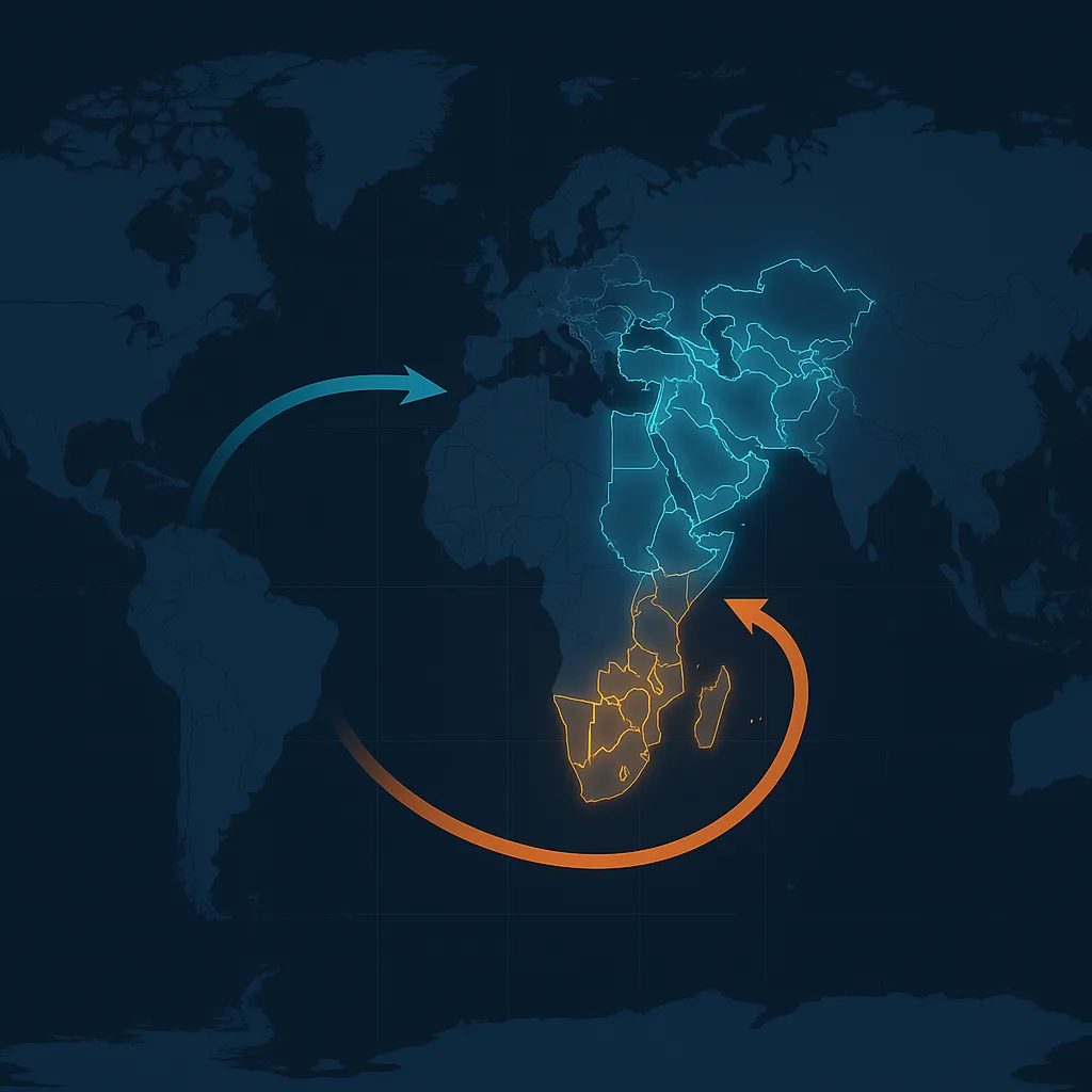 Clinker vs cement price comparison 2025 – trade routes from GCC to African countries for clinker and cement exports.