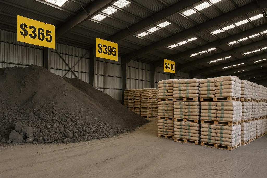 Clinker export – 2025 pricing outlook for GCC markets.